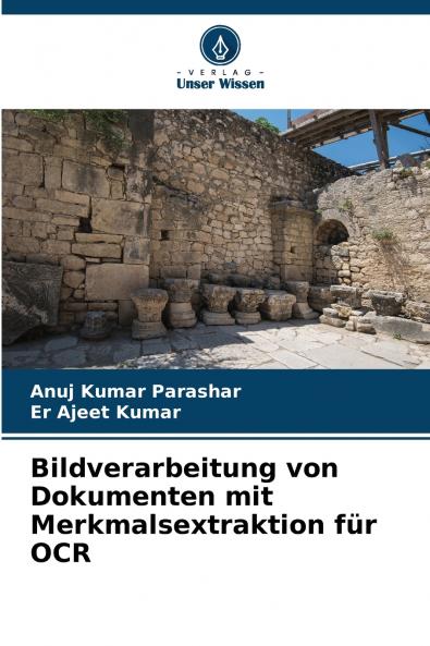 Bildverarbeitung von Dokumenten mit Merkmalsextraktion für OCR