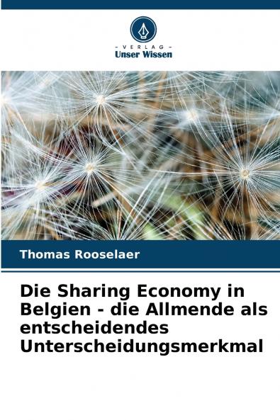 Die Sharing Economy in Belgien - die Allmende als entscheidendes Unterscheidungsmerkmal