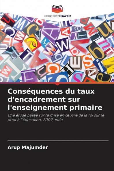 Conséquences du taux d'encadrement sur l'enseignement primaire
