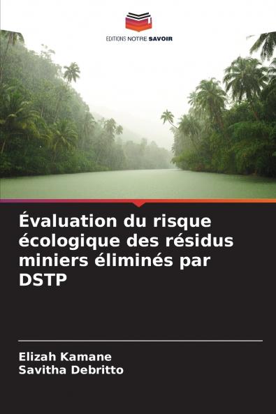 Évaluation du risque écologique des résidus miniers éliminés par DSTP