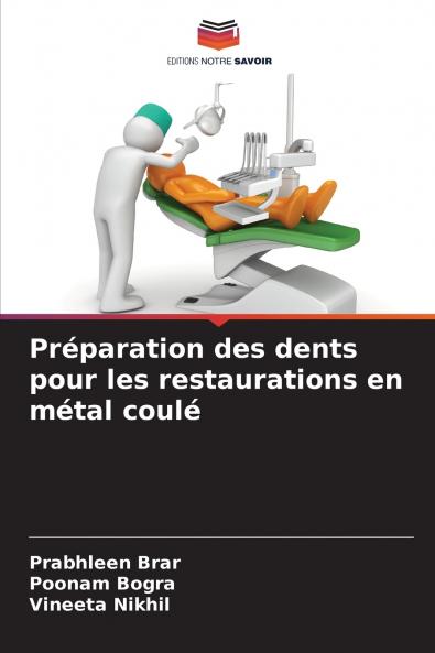 Préparation des dents pour les restaurations en métal coulé
