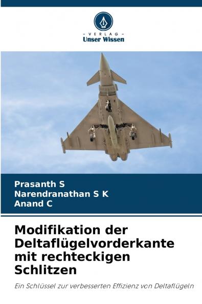 Modifikation der Deltaflügelvorderkante mit rechteckigen Schlitzen