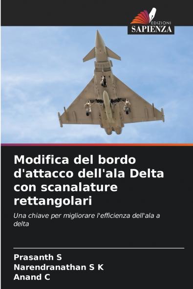 Modifica del bordo d'attacco dell'ala Delta con scanalature rettangolari