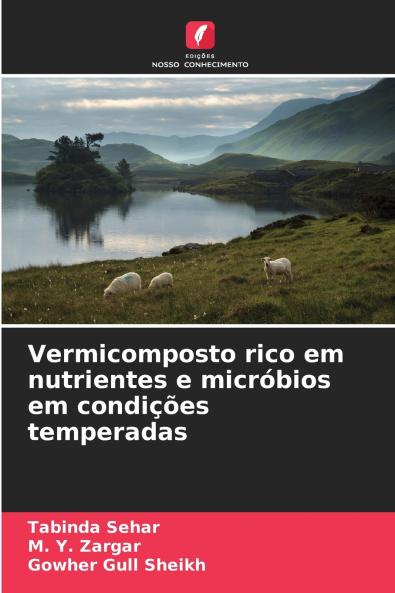 Vermicomposto rico em nutrientes e micróbios em condições temperadas