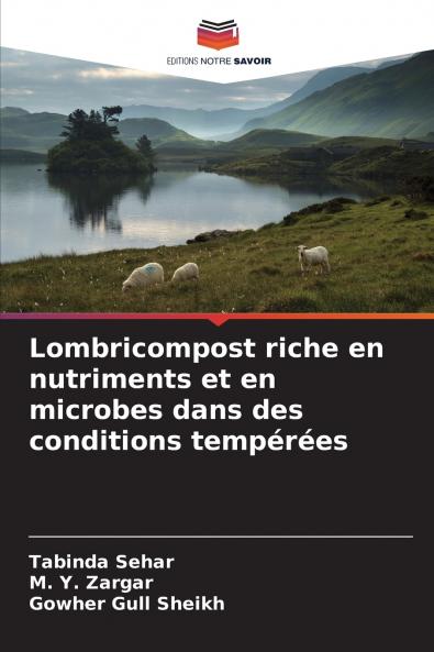 Lombricompost riche en nutriments et en microbes dans des conditions tempérées