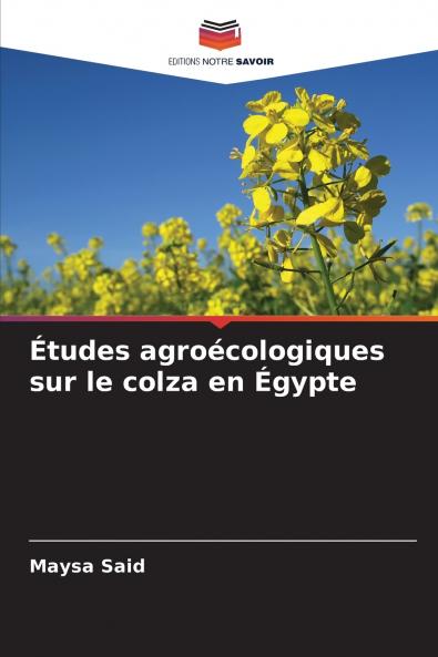 Études agroécologiques sur le colza en Égypte