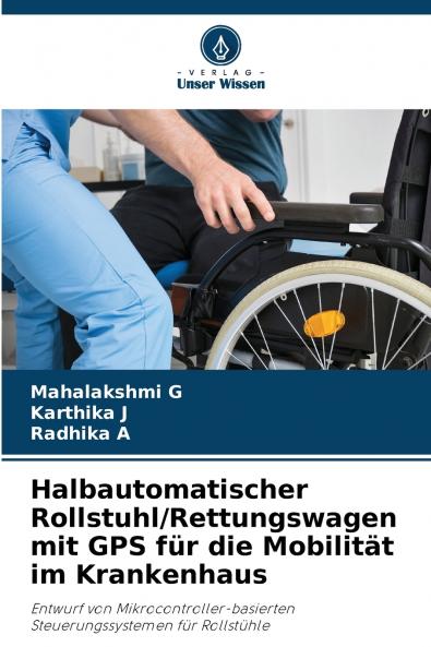 Halbautomatischer Rollstuhl/Rettungswagen mit GPS für die Mobilität im Krankenhaus