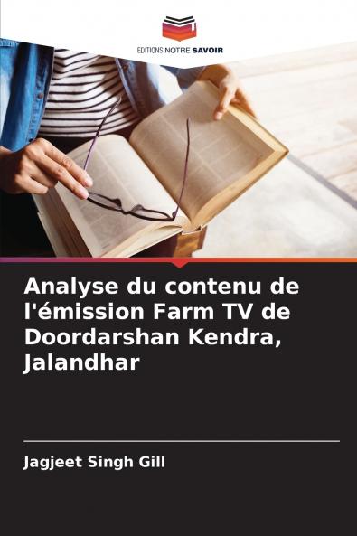 Analyse du contenu de l'émission Farm TV de Doordarshan Kendra Jalandhar