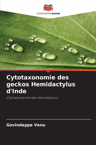 Cytotaxonomie des geckos Hemidactylus d'Inde