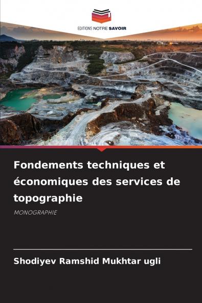 Fondements techniques et économiques des services de topographie