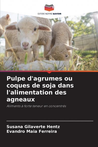 Pulpe d'agrumes ou coques de soja dans l'alimentation des agneaux