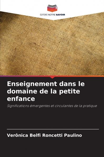 Enseignement dans le domaine de la petite enfance