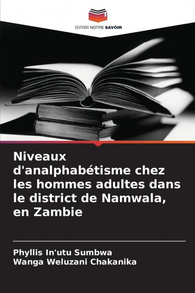 Niveaux d'analphabétisme chez les hommes adultes dans le district de Namwala en Zambie