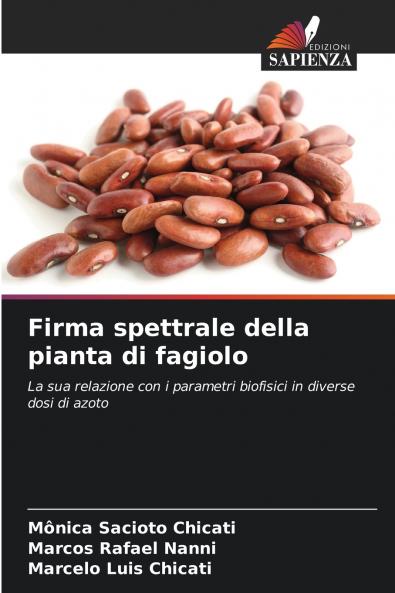 Firma spettrale della pianta di fagiolo