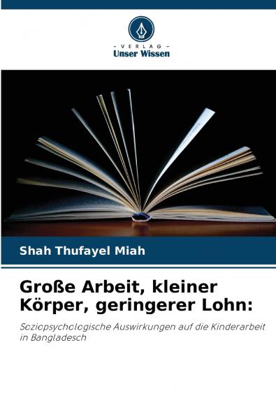 Große Arbeit kleiner Körper geringerer Lohn
