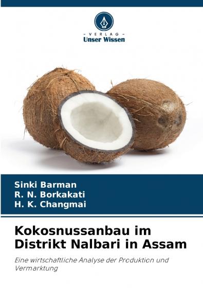 Kokosnussanbau im Distrikt Nalbari in Assam