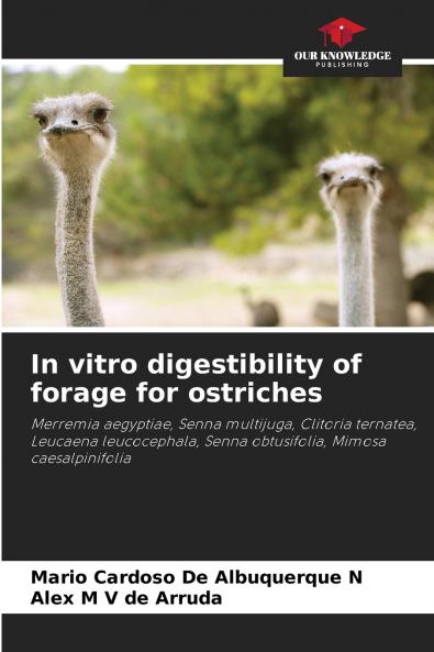 In vitro digestibility of forage for ostriches