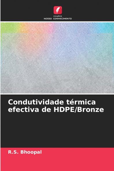Condutividade térmica efectiva de HDPE/Bronze