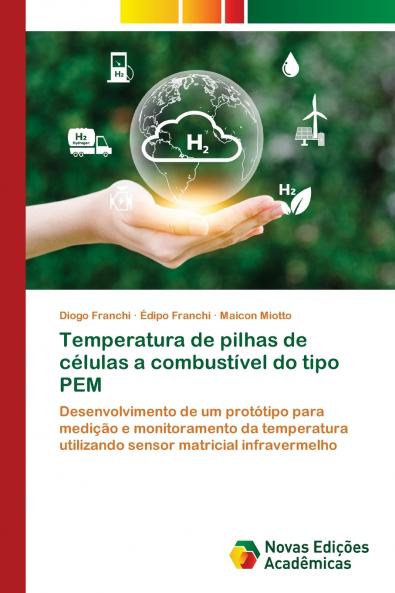 Temperatura de pilhas de células a combustível do tipo PEM