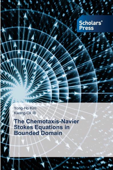 The Chemotaxis-Navier Stokes Equations in Bounded Domain