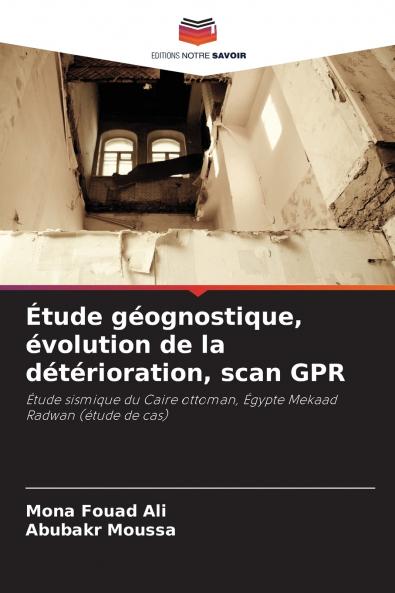 Étude géognostique évolution de la détérioration scan GPR