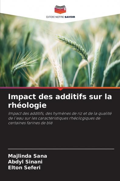Impact des additifs sur la rhéologie
