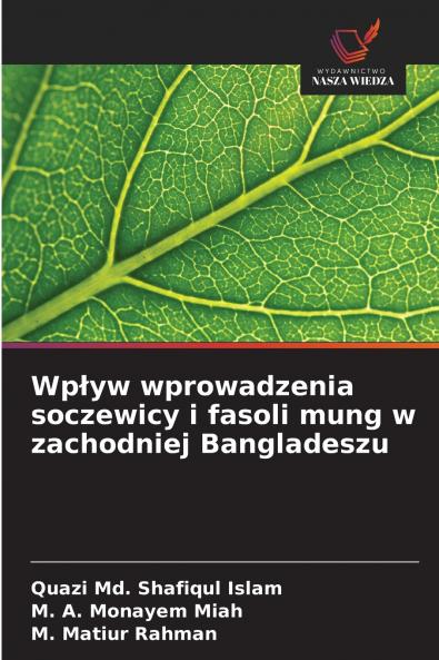 Wpływ wprowadzenia soczewicy i fasoli mung w zachodniej Bangladeszu