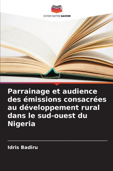 Parrainage et audience des émissions consacrées au développement rural dans le sud-ouest du Nigeria