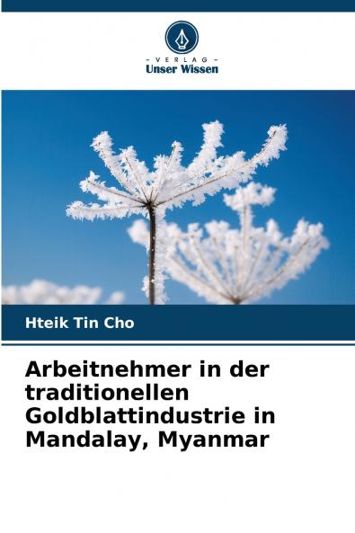 Arbeitnehmer in der traditionellen Goldblattindustrie in Mandalay Myanmar