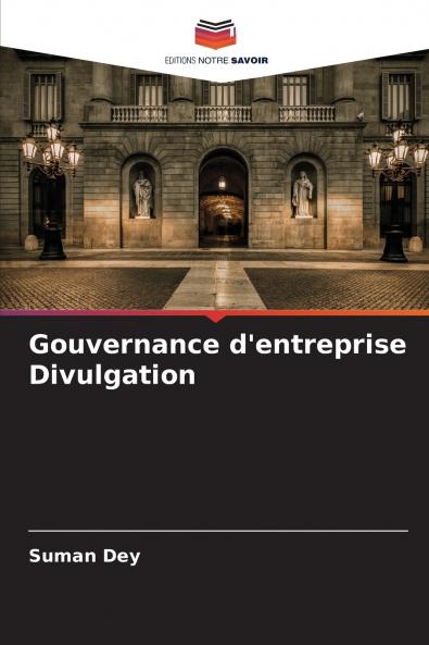 Gouvernance d'entreprise Divulgation