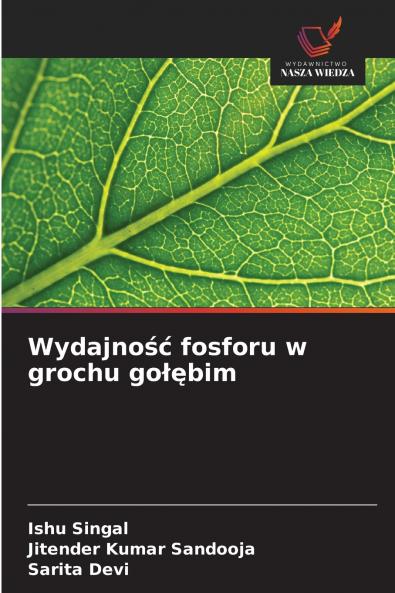Wydajność fosforu w grochu gołębim