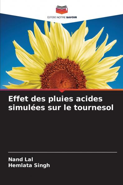 Effet des pluies acides simulées sur le tournesol
