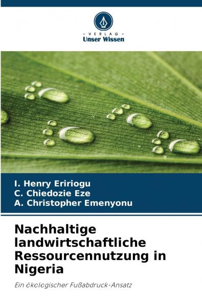 Nachhaltige landwirtschaftliche Ressourcennutzung in Nigeria