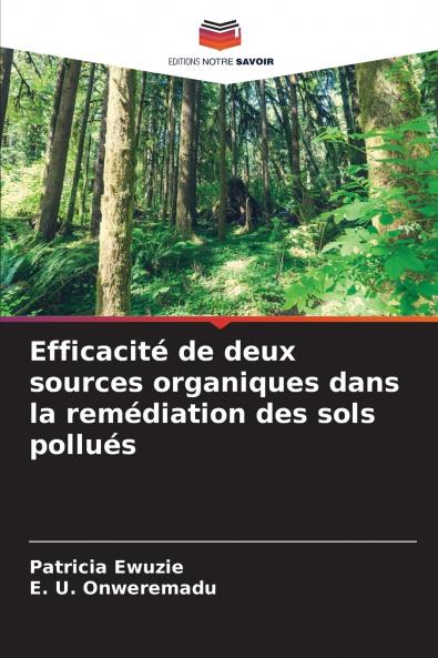 Efficacité de deux sources organiques dans la remédiation des sols pollués