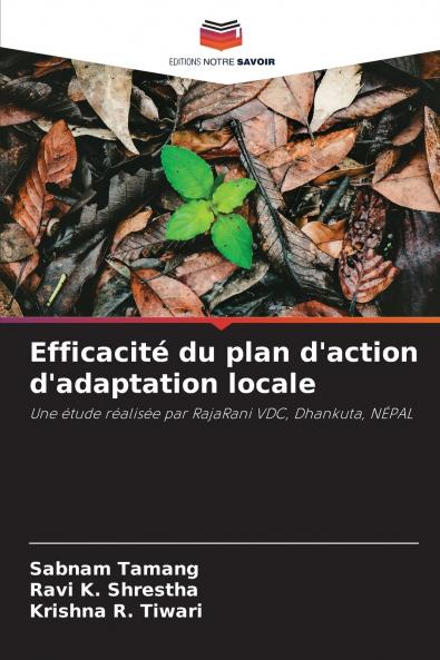 Efficacité du plan d'action d'adaptation locale