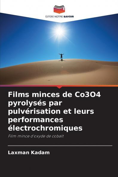Films minces de Co3O4 pyrolysés par pulvérisation et leurs performances électrochromiques