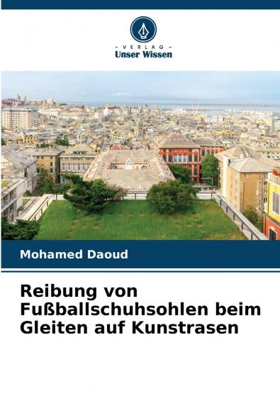 Reibung von Fußballschuhsohlen beim Gleiten auf Kunstrasen