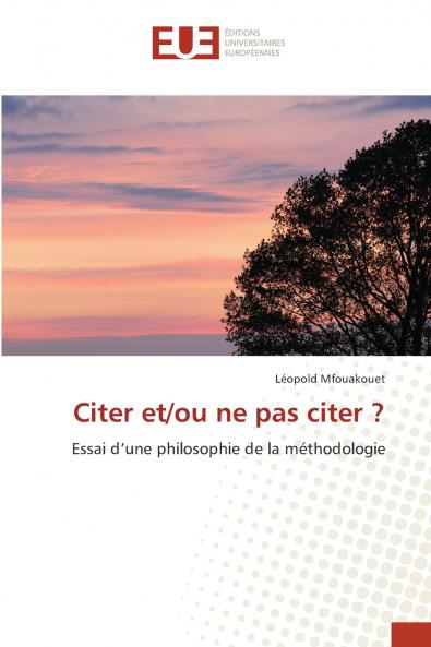Citer et/ou ne pas citer ?