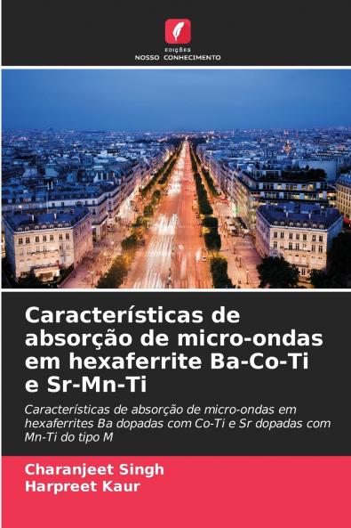 Características de absorção de micro-ondas em hexaferrite Ba-Co-Ti e Sr-Mn-Ti