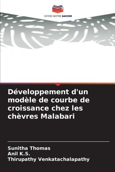 Développement d'un modèle de courbe de croissance chez les chèvres Malabari