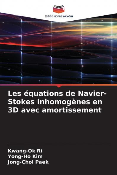 Les équations de Navier-Stokes inhomogènes en 3D avec amortissement