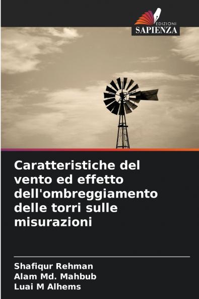 Caratteristiche del vento ed effetto dell'ombreggiamento delle torri sulle misurazioni