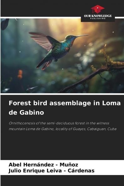 Forest bird assemblage in Loma de Gabino