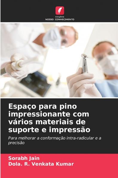 Espaço para pino impressionante com vários materiais de suporte e impressão