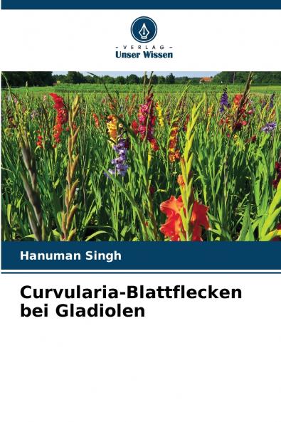 Curvularia-Blattflecken bei Gladiolen