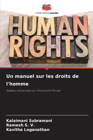 Un manuel sur les droits de l'homme