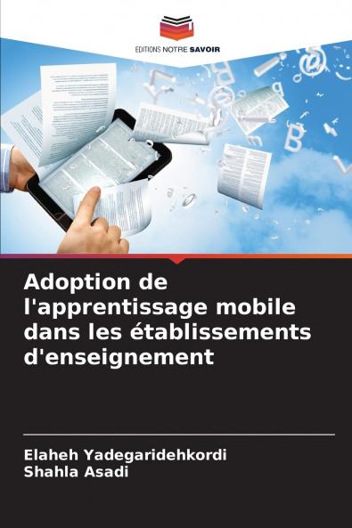 Adoption de l'apprentissage mobile dans les établissements d'enseignement