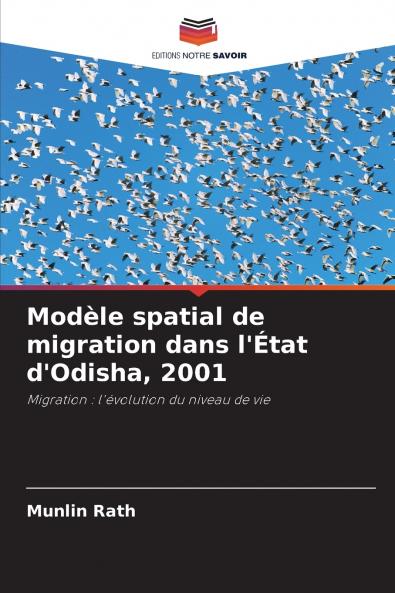 Modèle spatial de migration dans l'État d'Odisha 2001