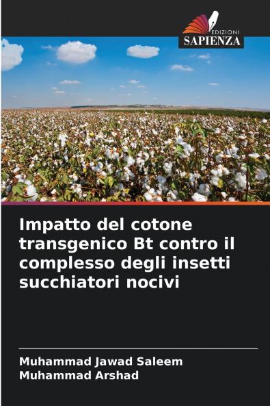 Impatto del cotone transgenico Bt contro il complesso degli insetti succhiatori nocivi