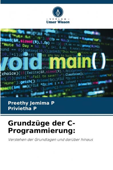 Grundzüge der C-Programmierung